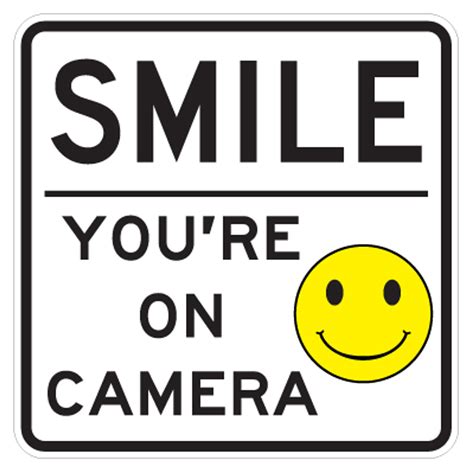Smile Your On Camera Sign Printable